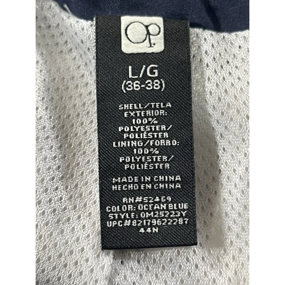 Op Ocean Pacific Men’s Board Shorts Swim Trunks Blue Size L (36-38) Cargo Pocket